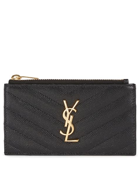 ysl card holder black 5 fragments|YSL card holders.